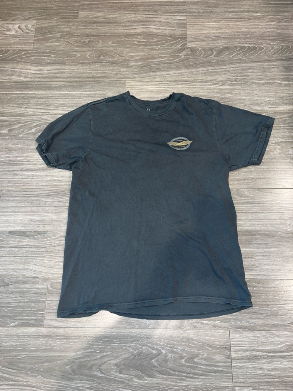 Brixton Black Washed Short Sleeve Logo Tee